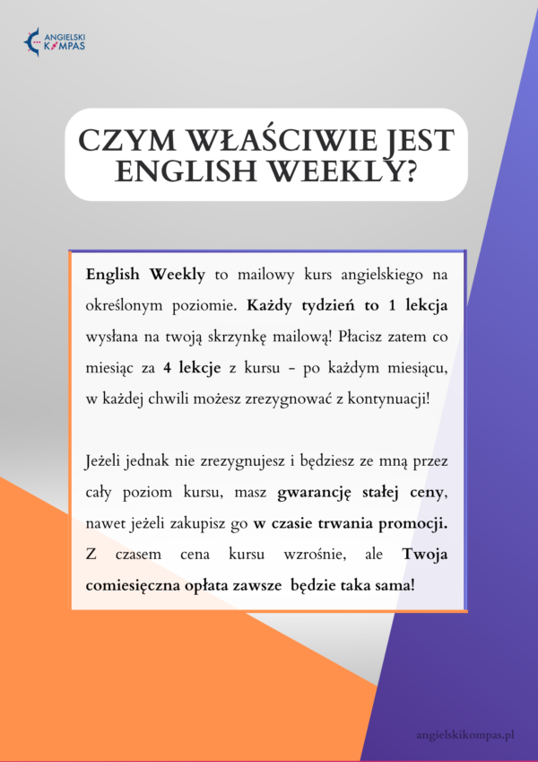 English Weekly C1 (4 lekcje/miesiąc) - obrazek 6