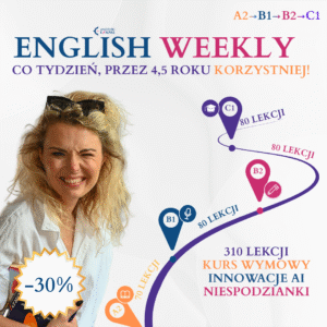 Cały kurs English Weekly od A2 do C1 - 6 lat nauki